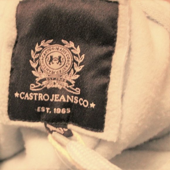 SALE Castro Jeans Powder Blue Hoodie XL - Picture 2 of 5